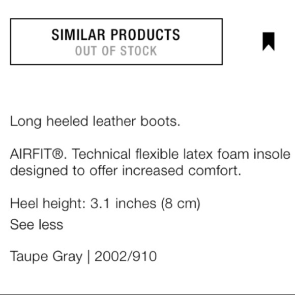 Zara New With Tags Heeled Leather Knee High Boots Brown Beige Taupe Gray, nwt - Picture 6 of 13